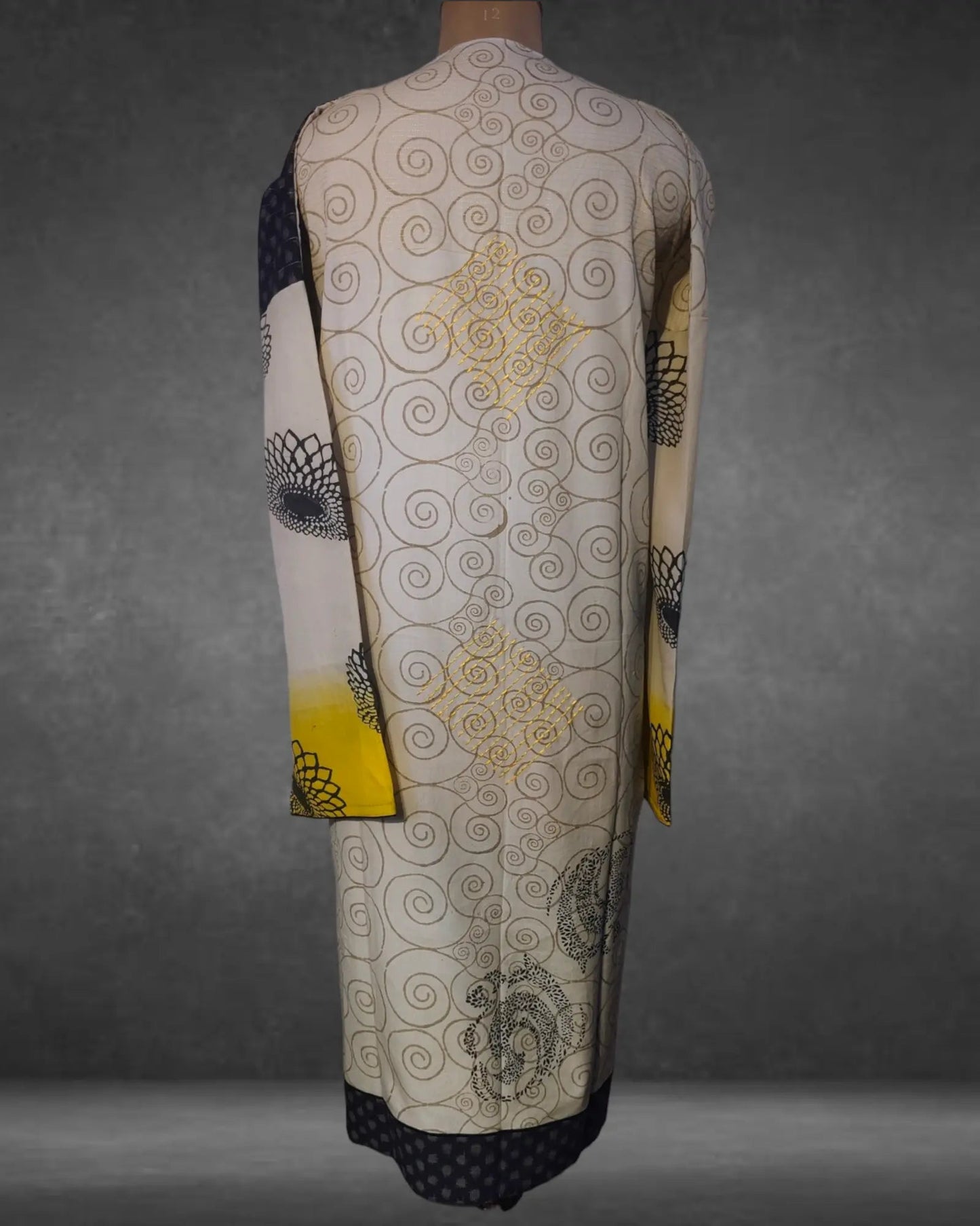 Semistitched Cotton Block Printed Casual Suitset