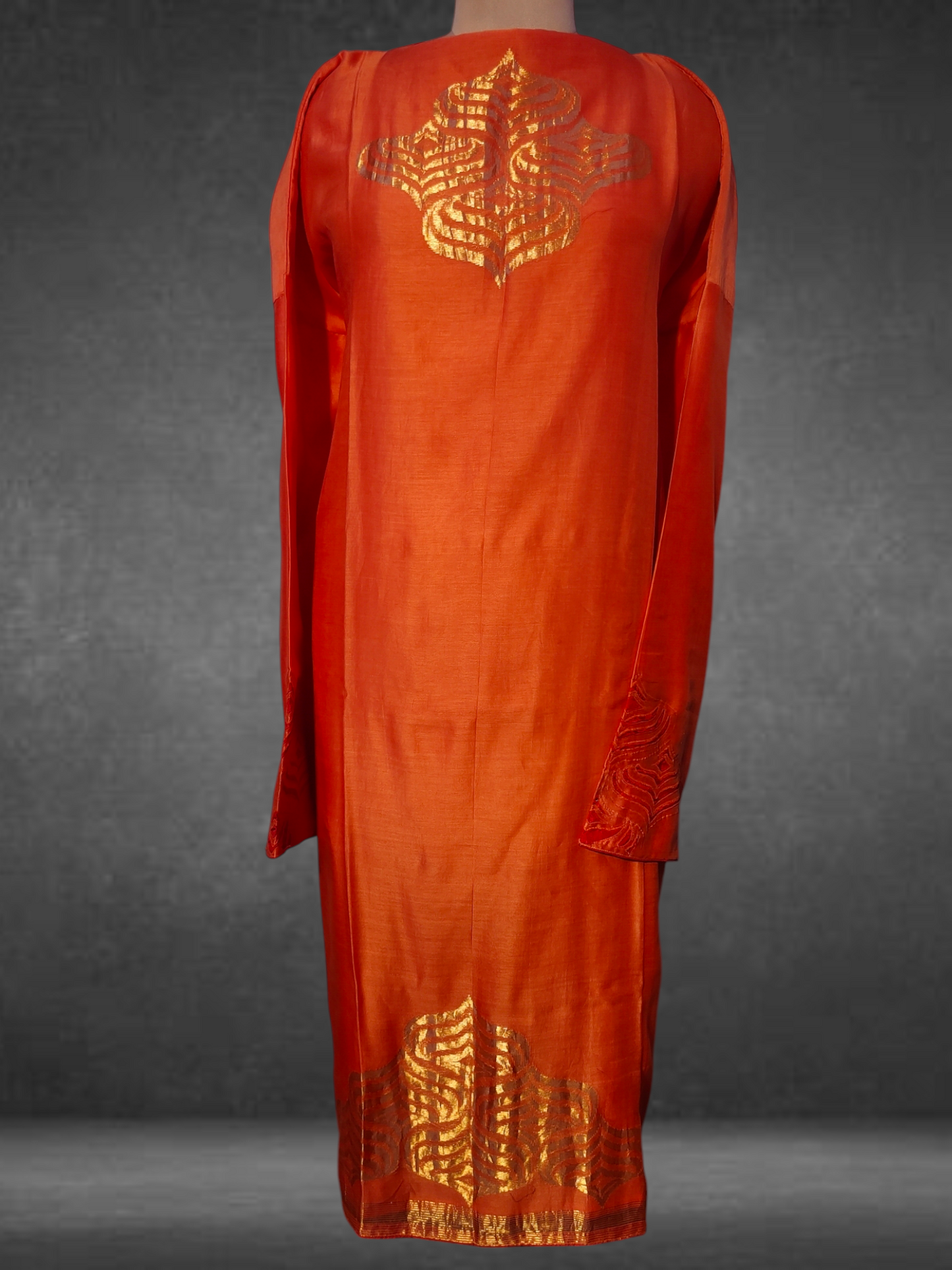Semi Stitched Formal Chanderi suitset