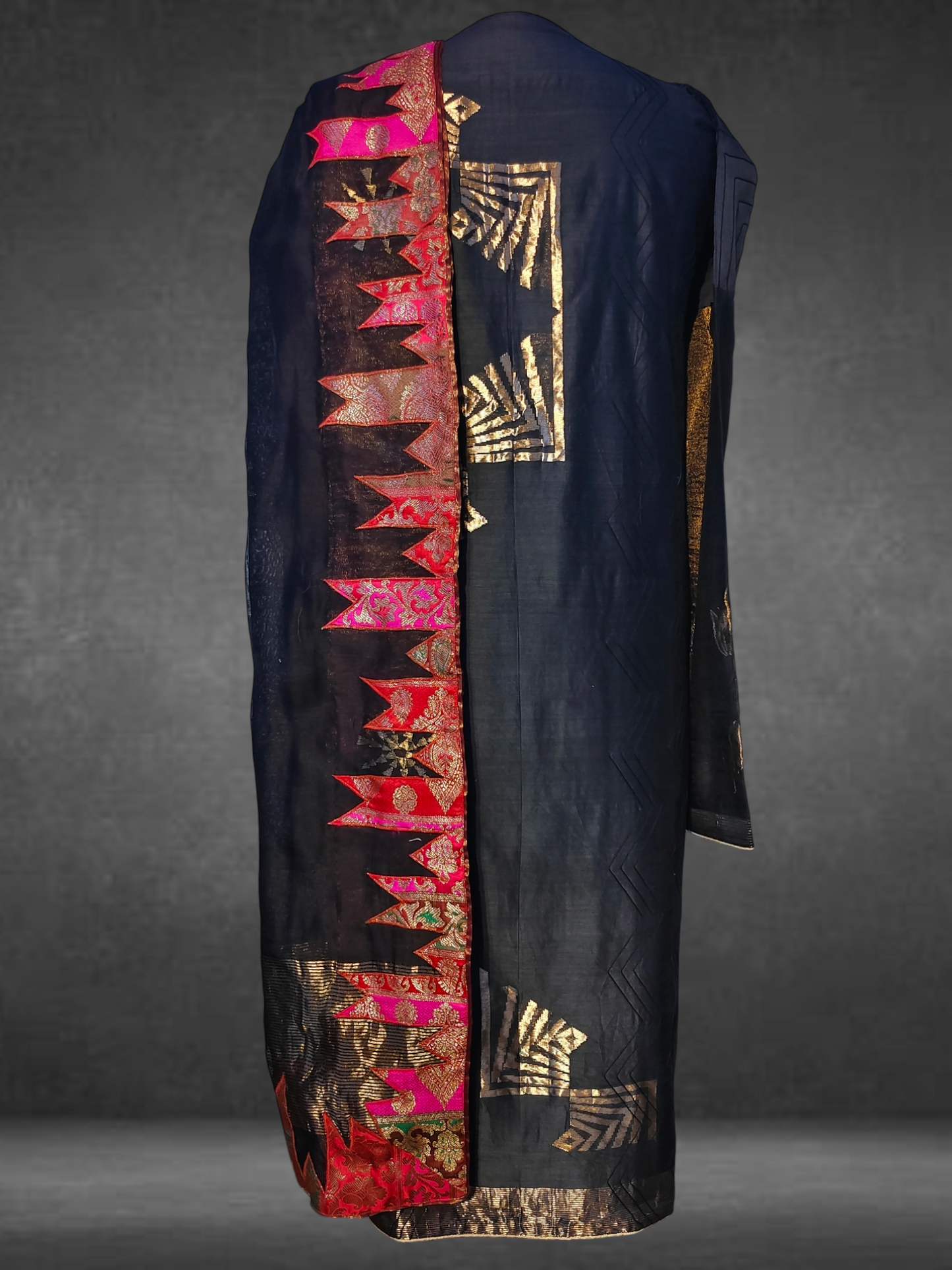 Semi Stitched Formal Chanderi Suitset