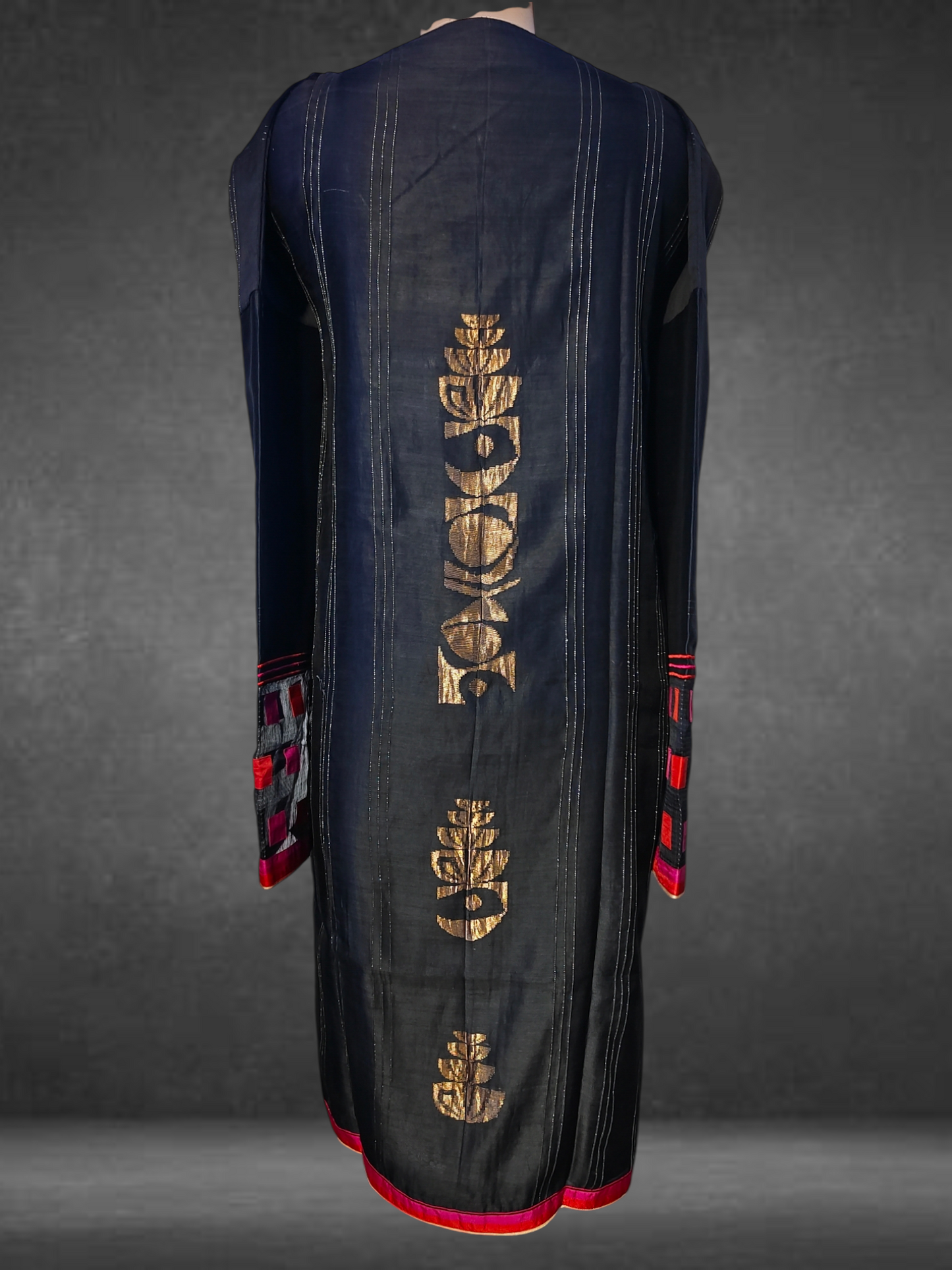 Semi Stitched Chanderi kurta