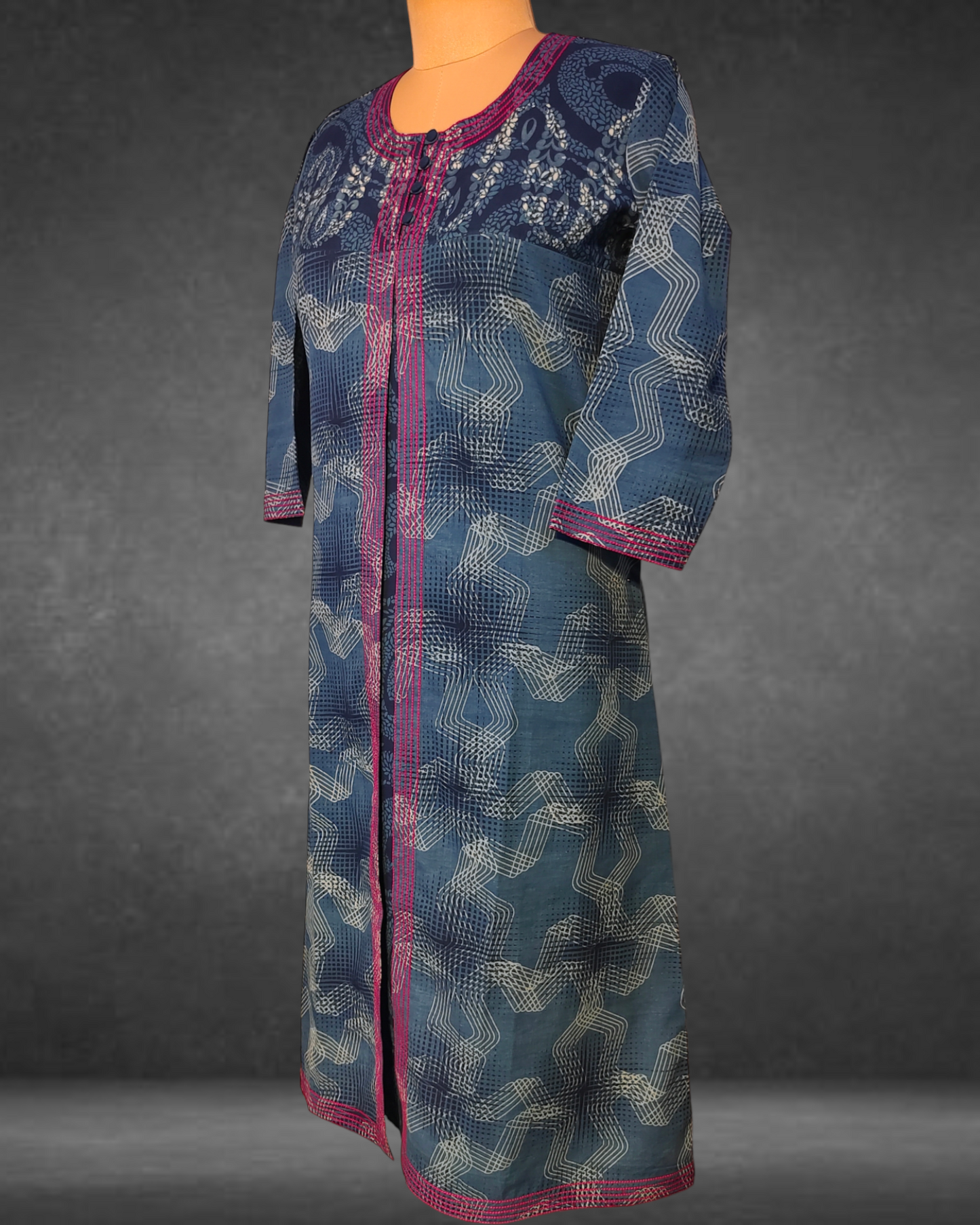 Semistitched Cotton Casual Kurta