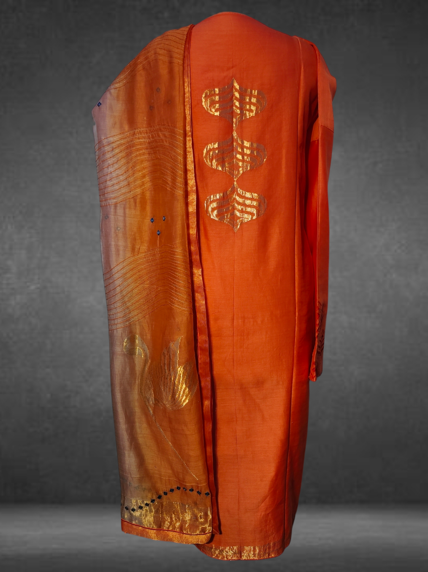 Semi Stitched Formal Chanderi suitset