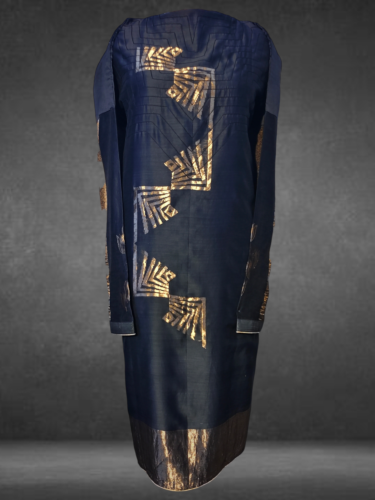 Semi Stitched Formal Chanderi Suitset
