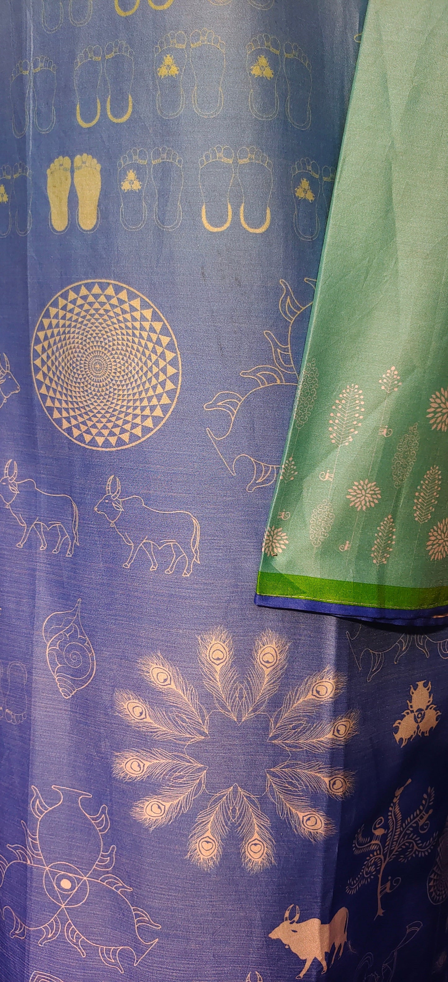 Semistitched Chanderi casual Suitset