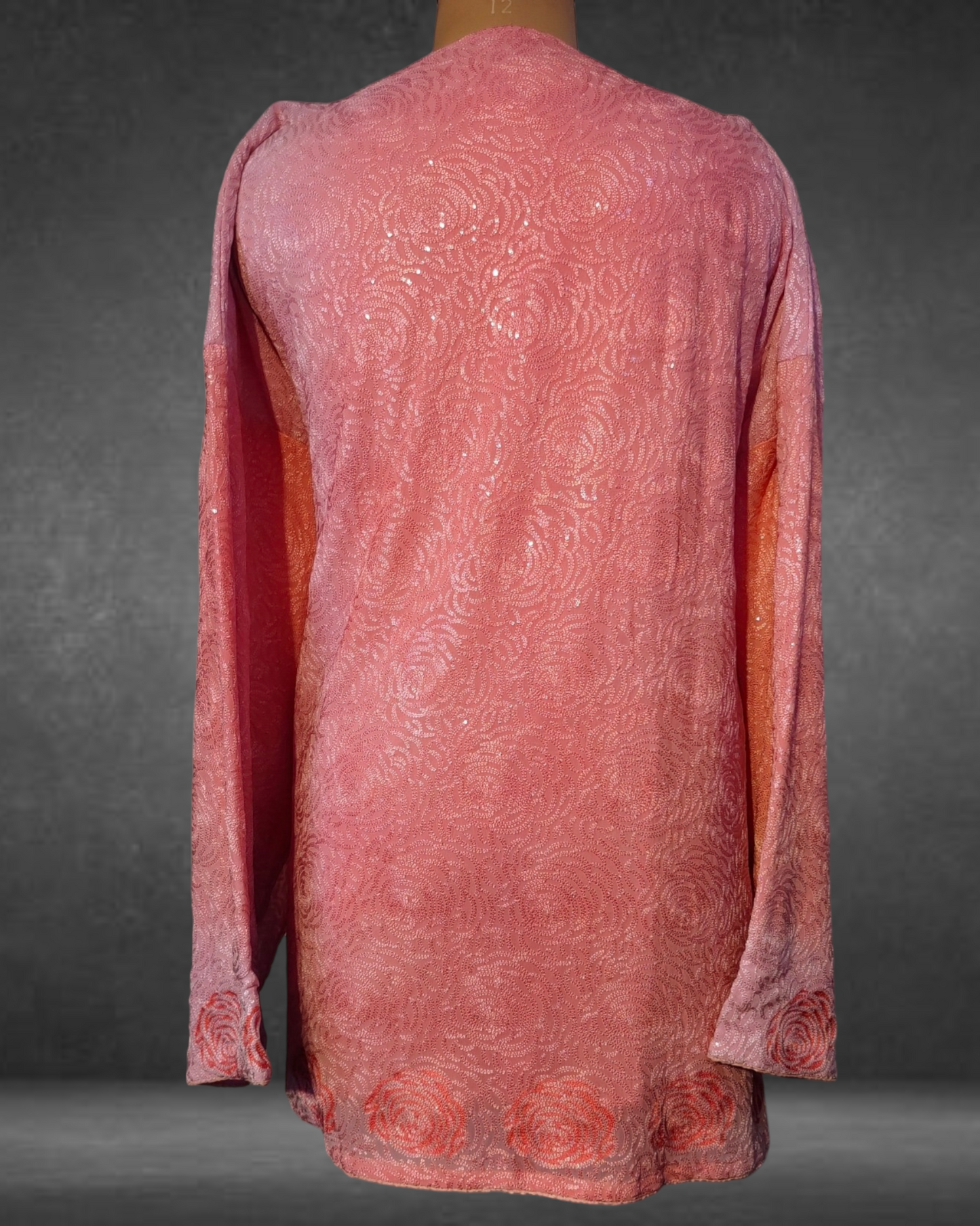 Semistitched georgette sequins ambroiderd Short Tunic