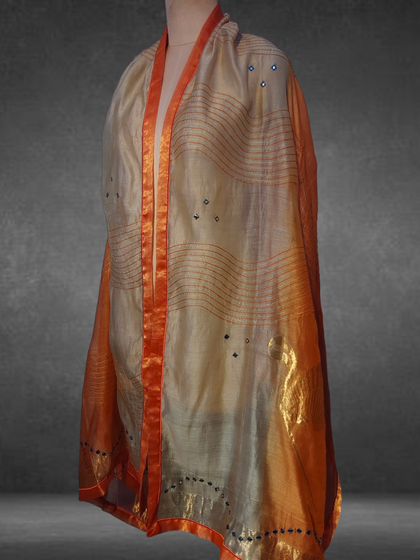 Semi Stitched Formal Chanderi suitset