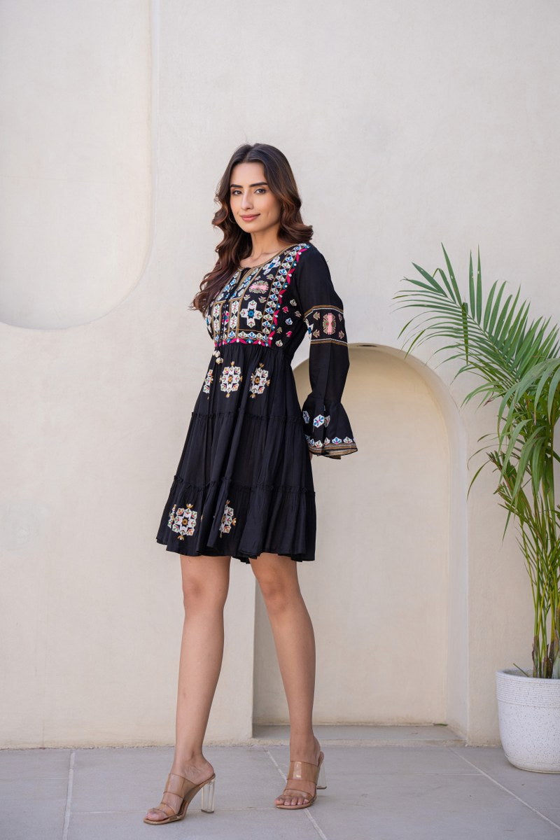 Berry Blush Notch-Neck Tunic