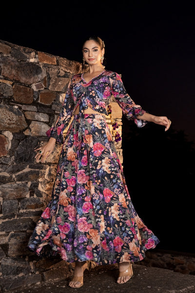 Siya WOMEN'S Multi WAVY MIDI