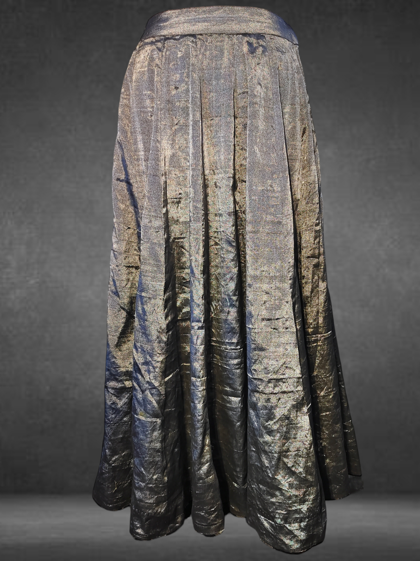 Formal Silver Tissue Skirtset (VKSKT01MAR30)