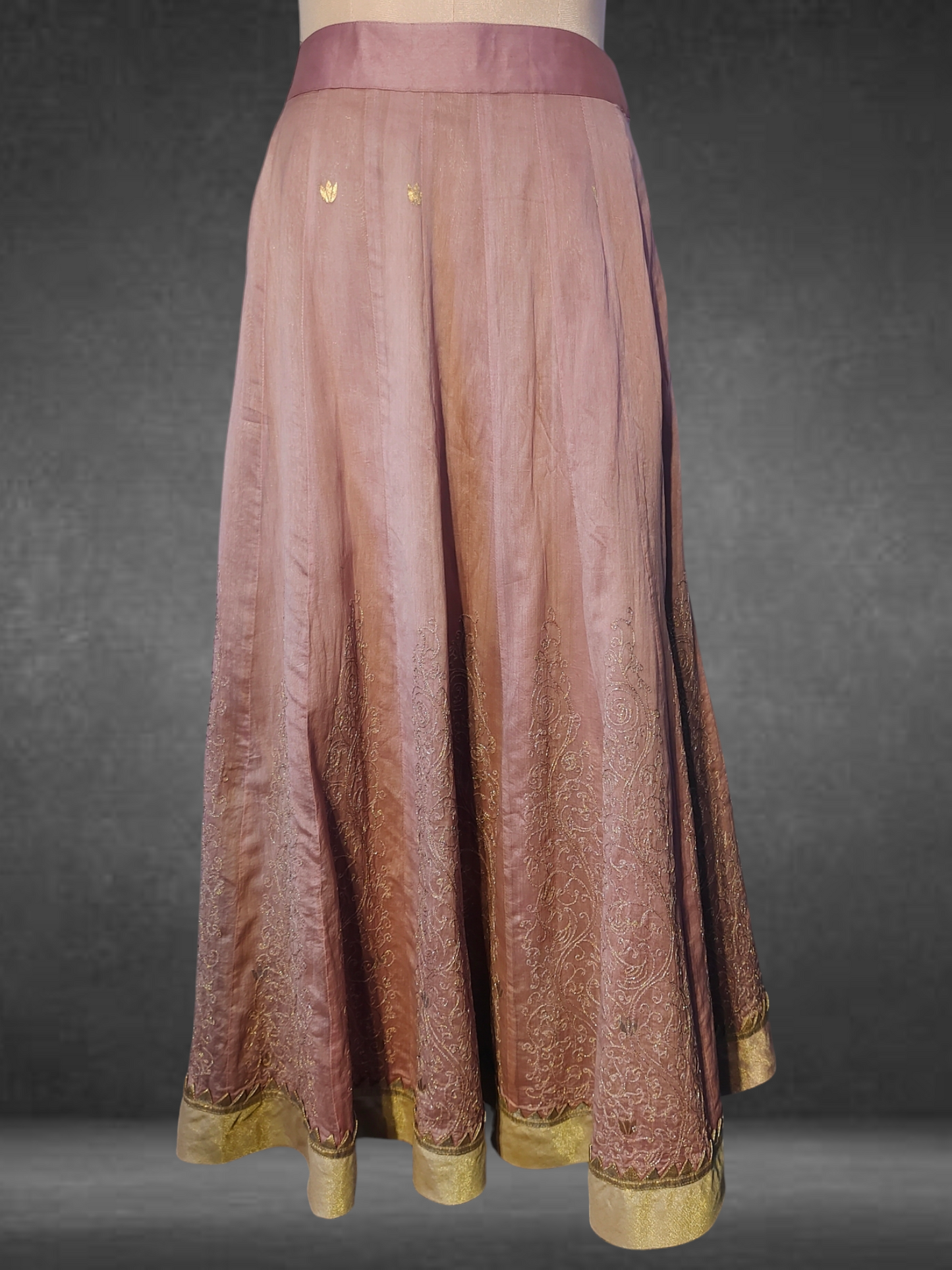 Formal Chanderi Embroidered Skirtset (VKSKT01MAR27)