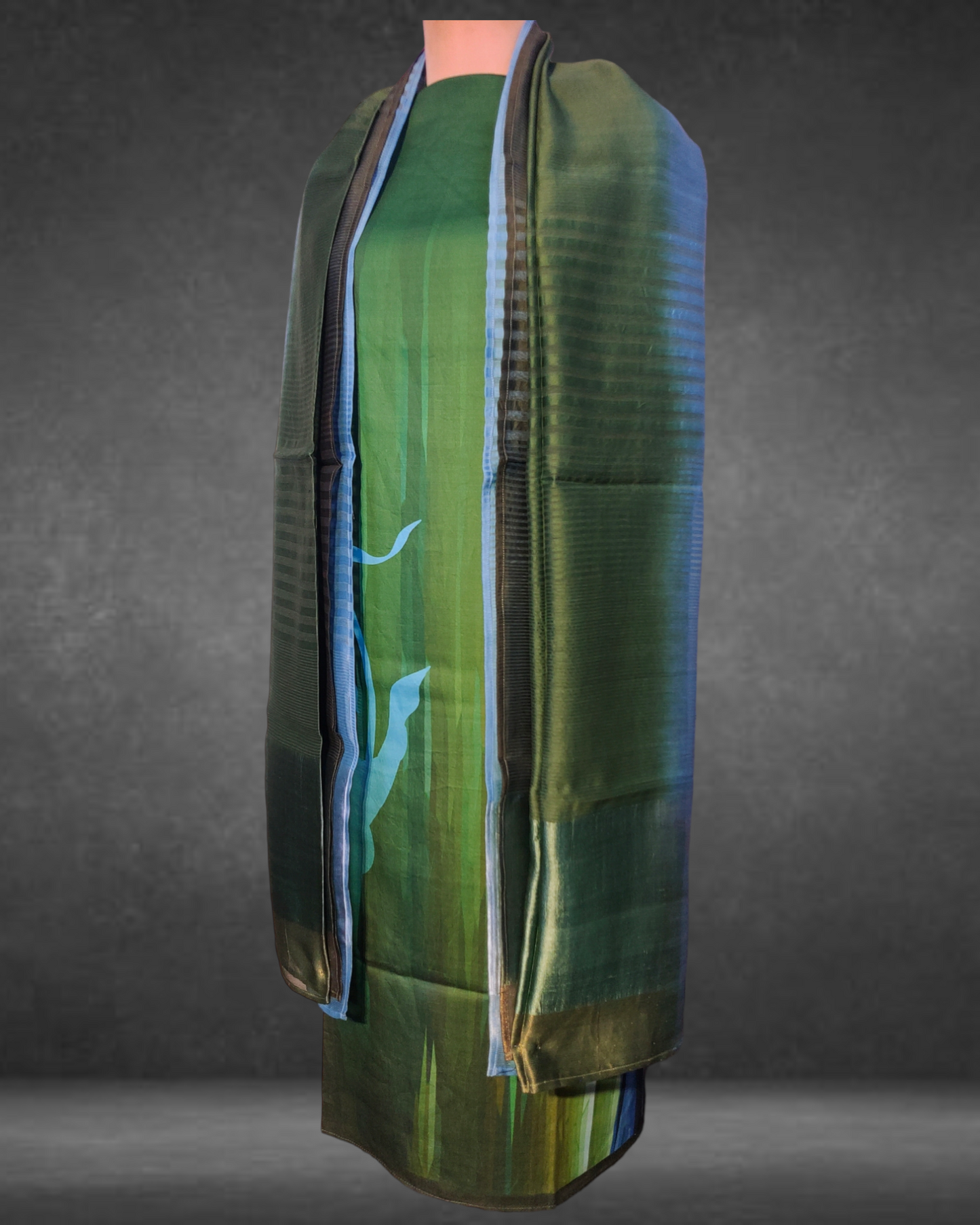 Semistitched Cotton Casual Suitset