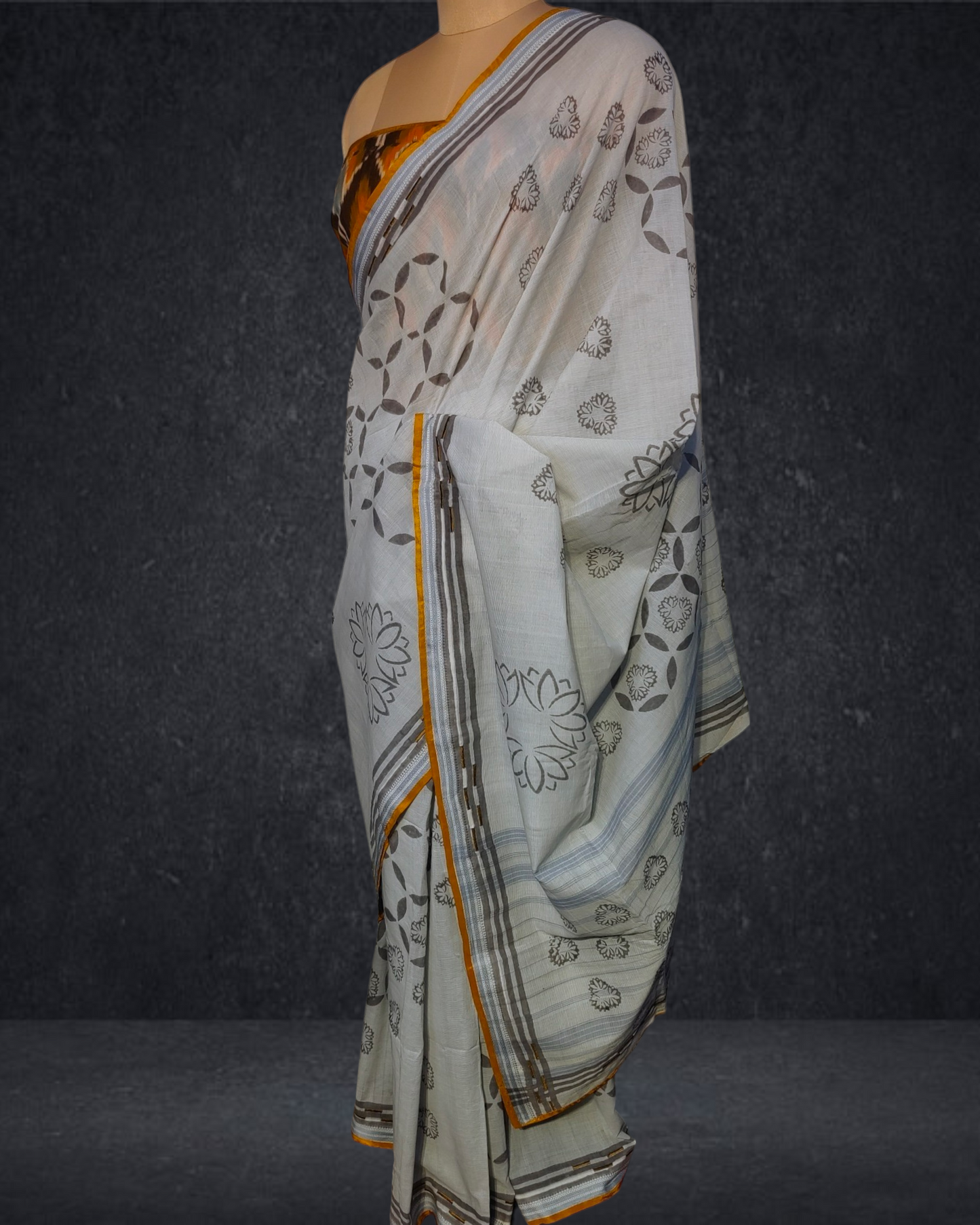 Block Printed cotton Saree